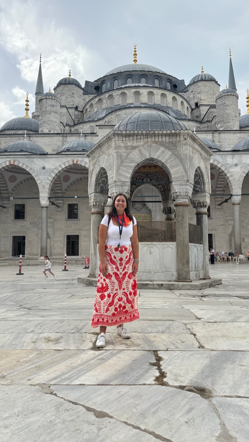 Photo of Natalie in Turkey, before Strika