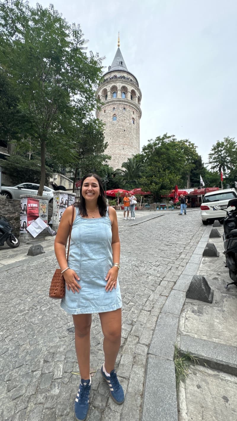 Photo of Natalie in Turkey, before Strika