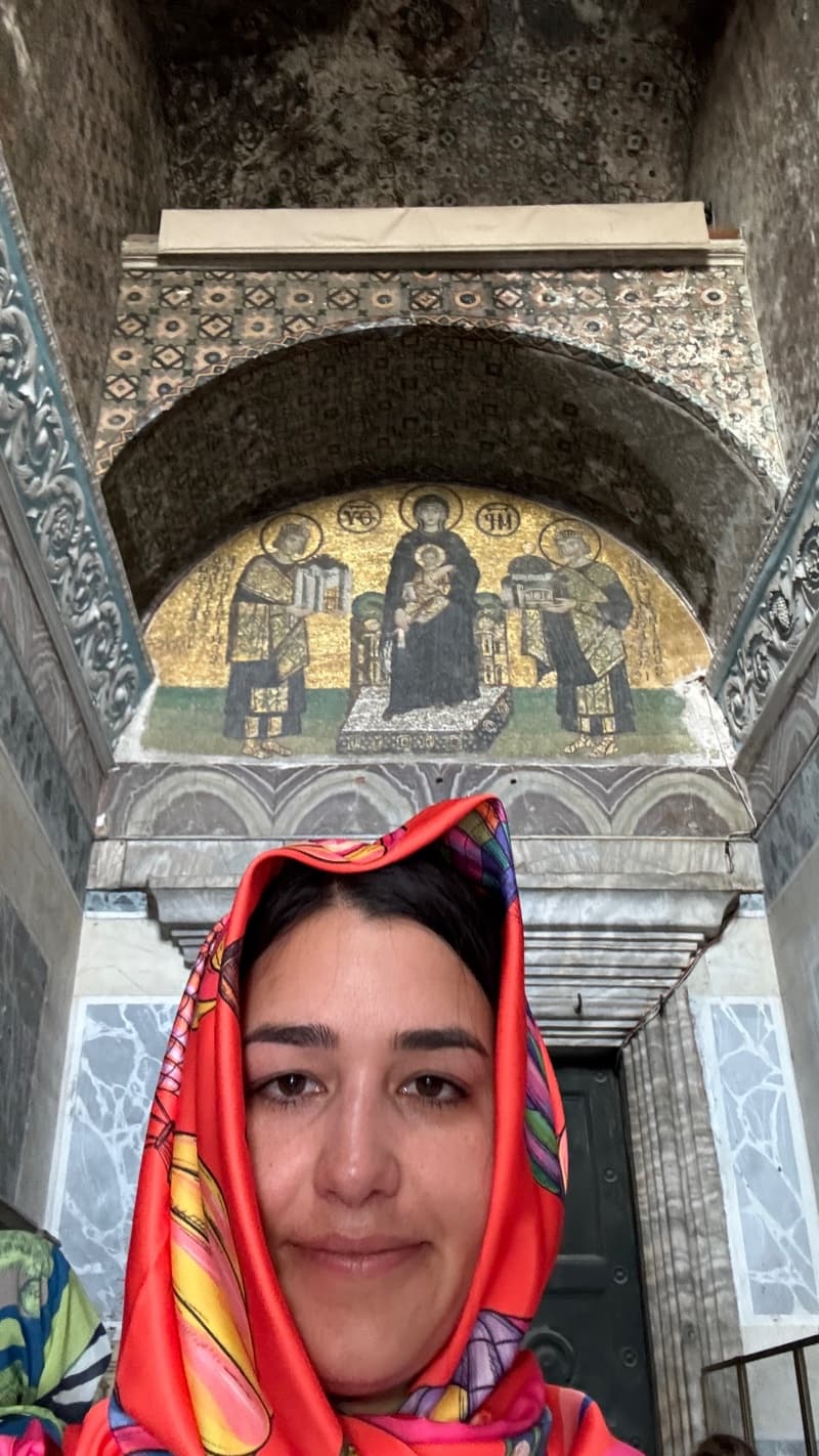 Photo of Natalie in Turkey, before Strika
