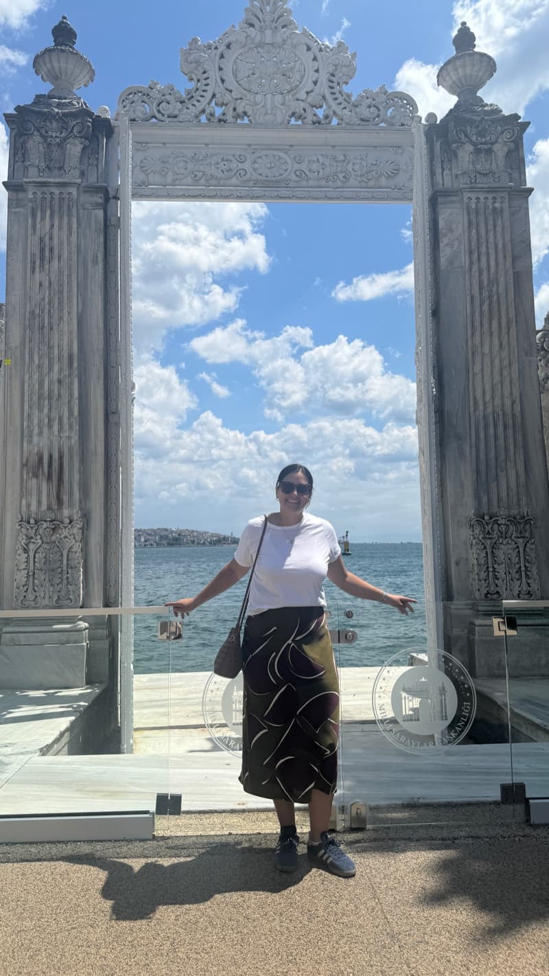 Photo of Natalie in Turkey, before Strika